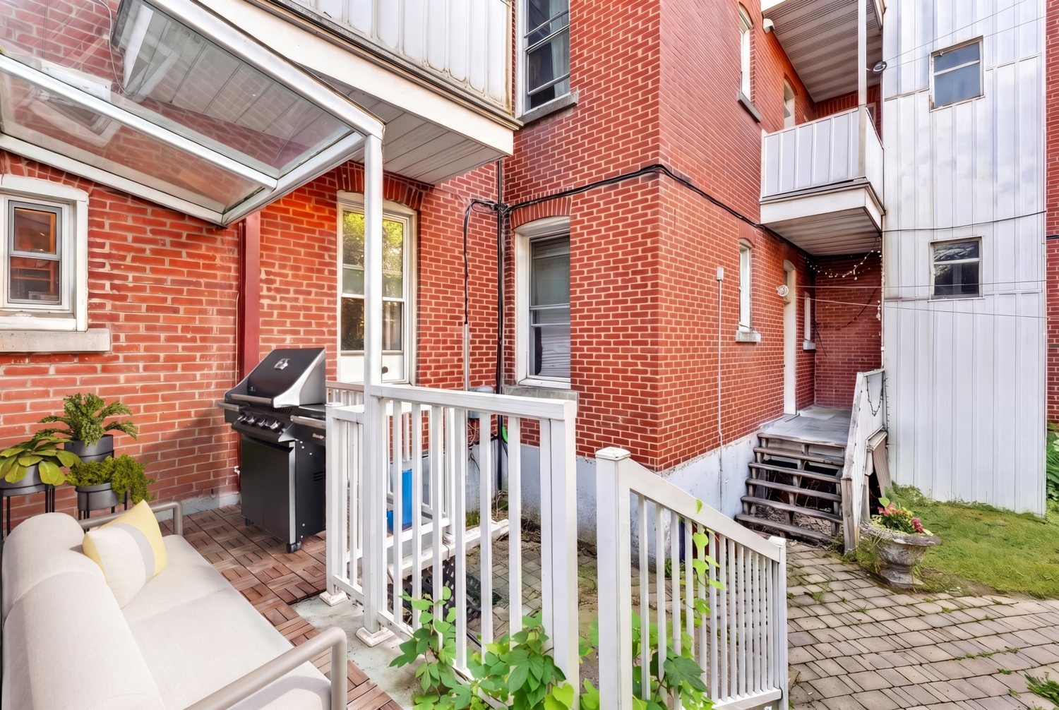 Private balcony and patio