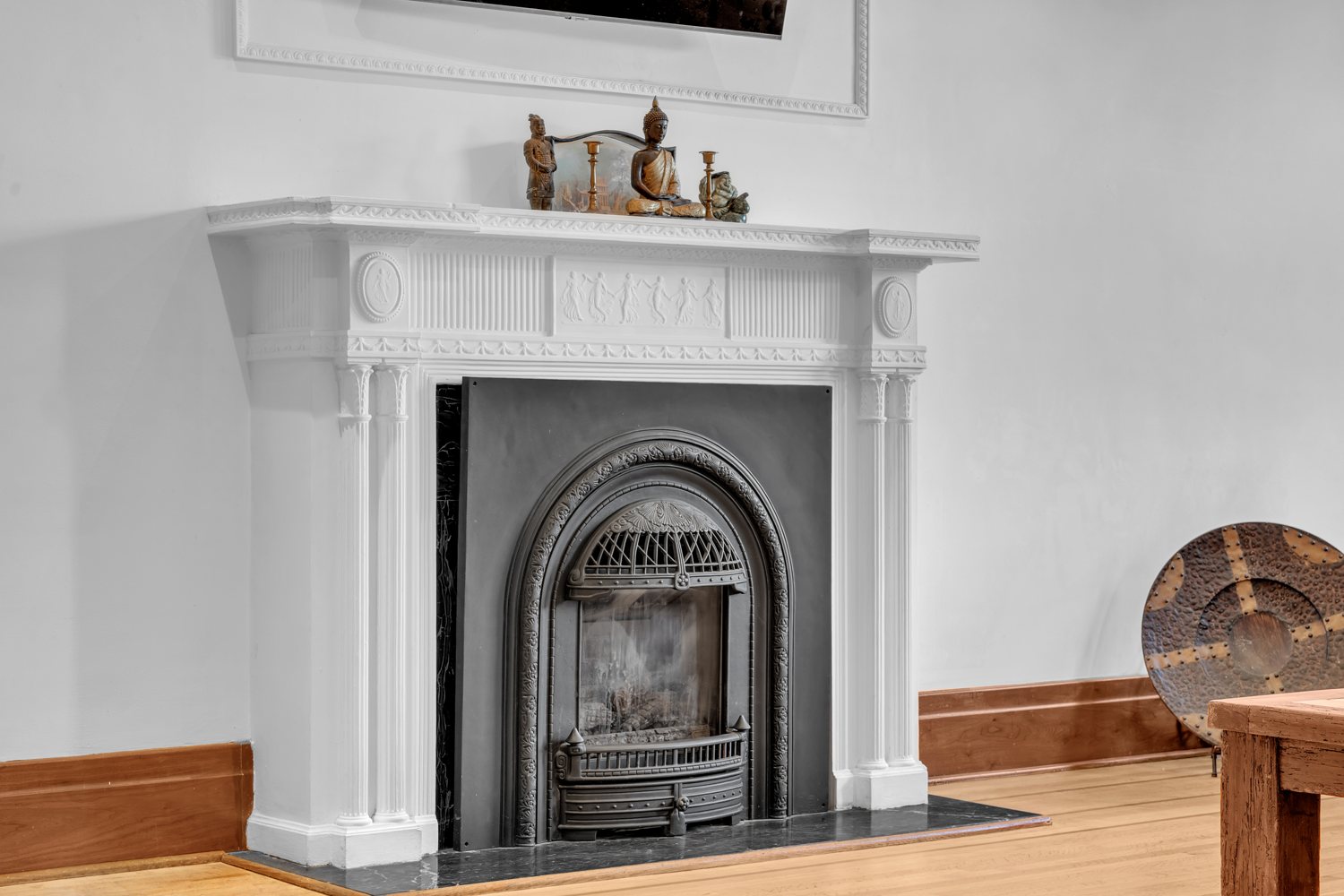 Ornate period fireplace
